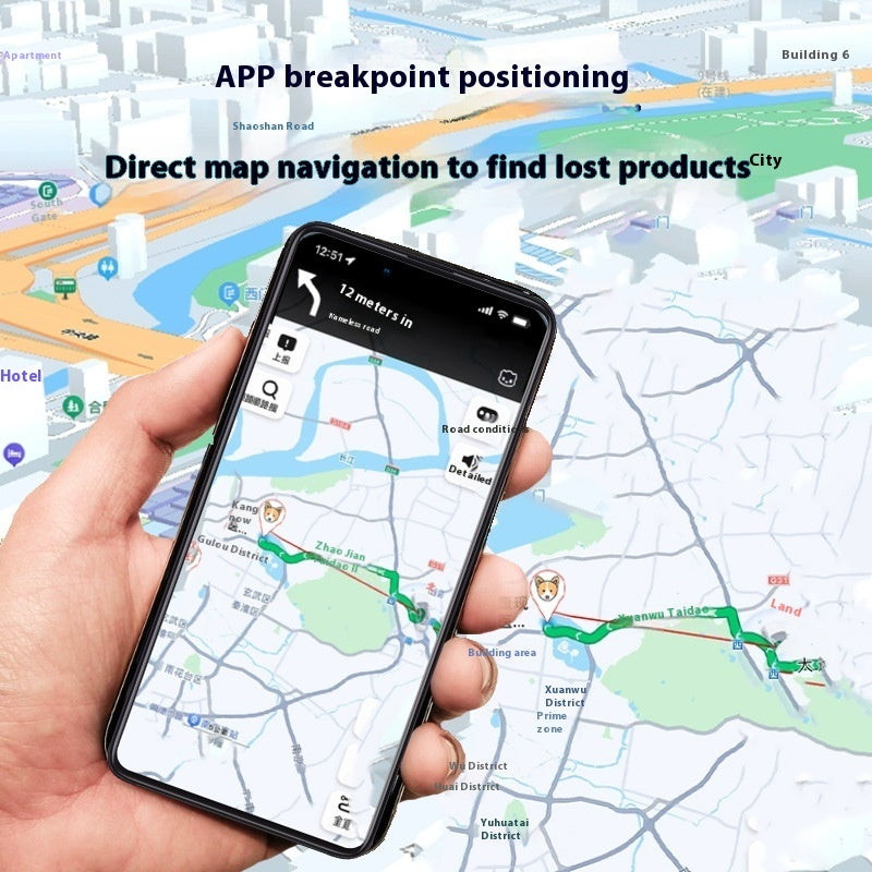 Luxury Smart Bluetooth Pet & Item Tracker — Anti-Lost GPS Locator for Pets, Keys & Bags