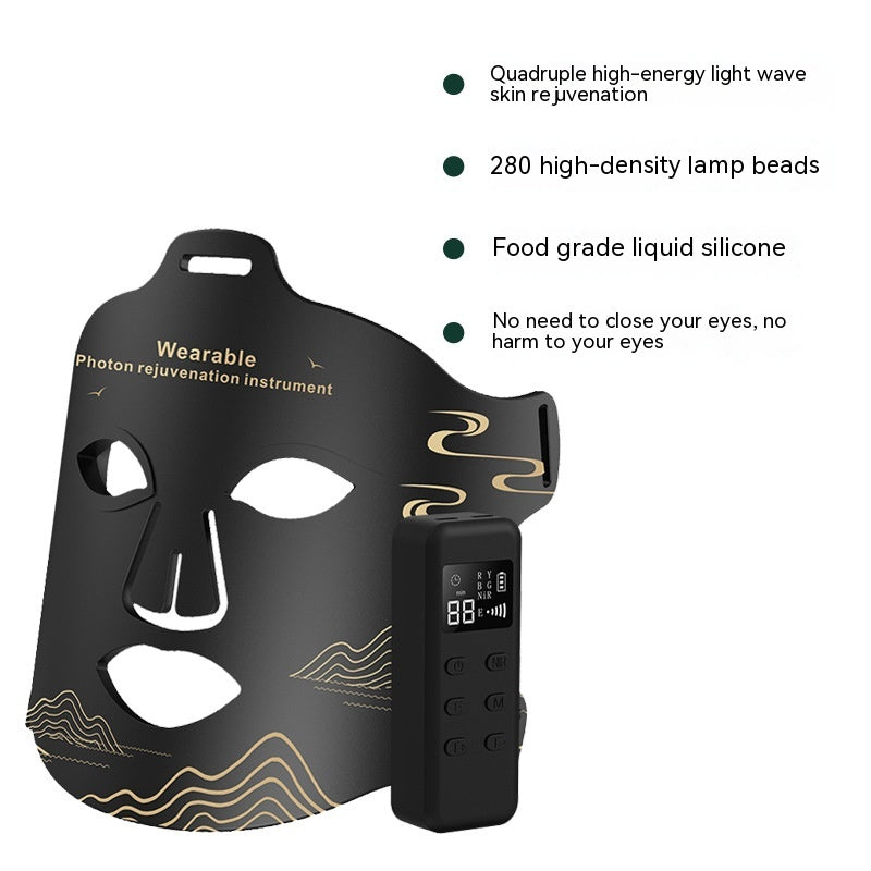 Infrared Phototherapy LED Face Mask | Multi-Color Light Skin Rejuvenation Beauty Mask