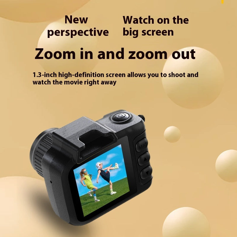 RetroShot™ HD Party Camera — Compact Vintage-Style Sports Cam for Students & Creators
