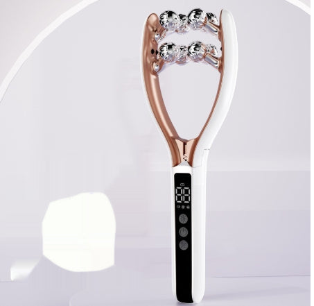 V-Roller EMS Red & Blue Dual-Wave Face Lifting & Slimming Device — Micro Current Tightening Beauty Tool