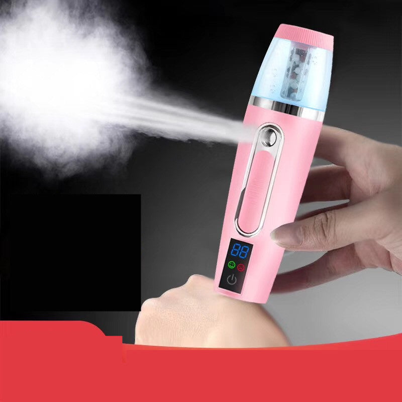 Nano Mist Facial Sprayer | Negative Ion Hydration & Face Steamer