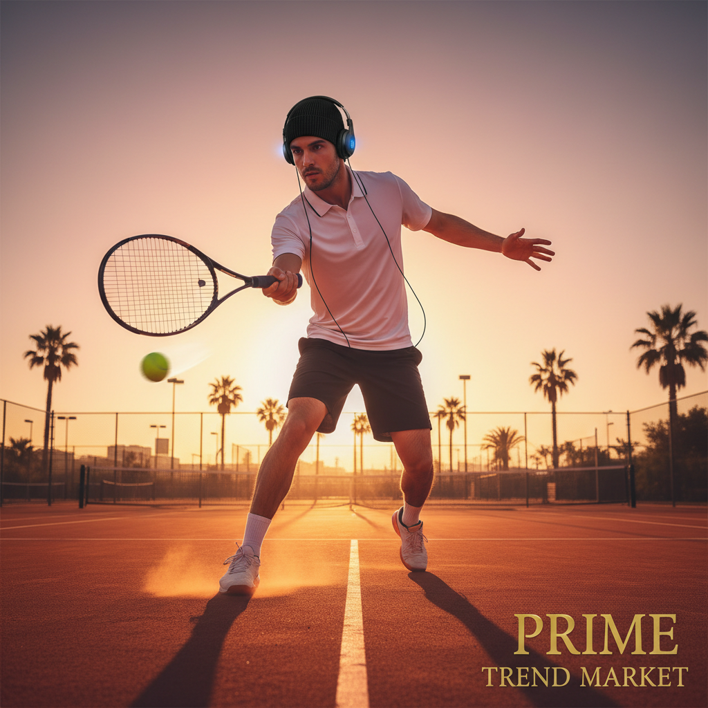 #2 — Tennis player with black hat