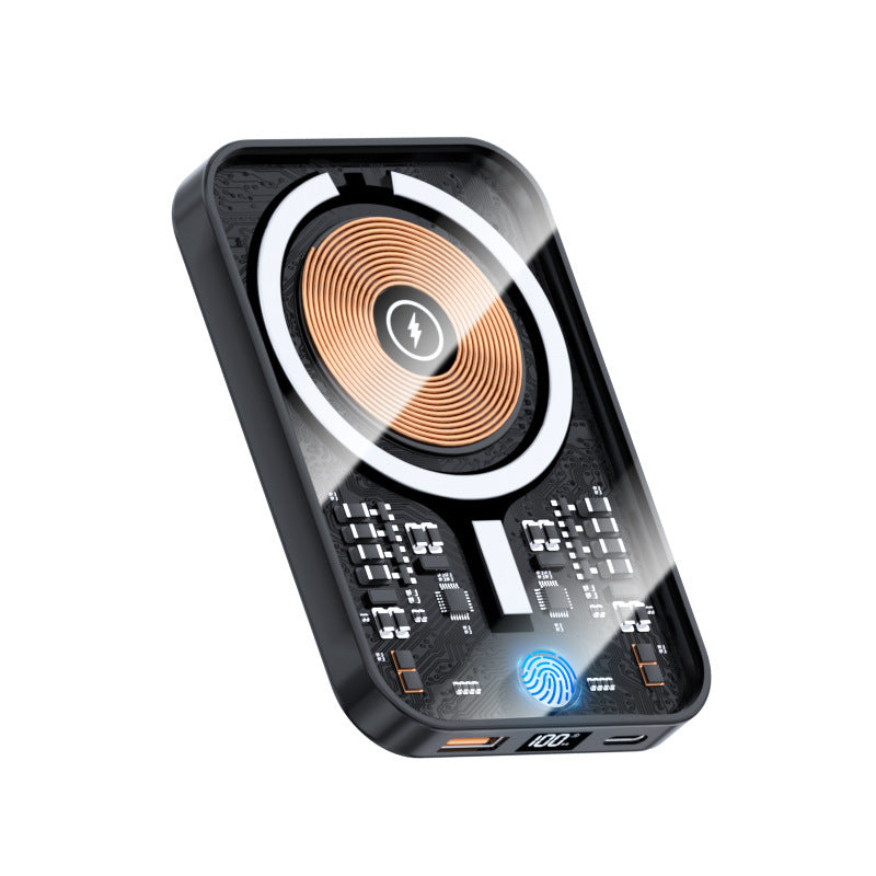 Transparent Wireless Magnetic Power Bank | 10000mAh MagSafe Compatible Fast Charge