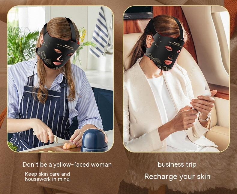 Infrared Phototherapy LED Face Mask | Multi-Color Light Skin Rejuvenation Beauty Mask