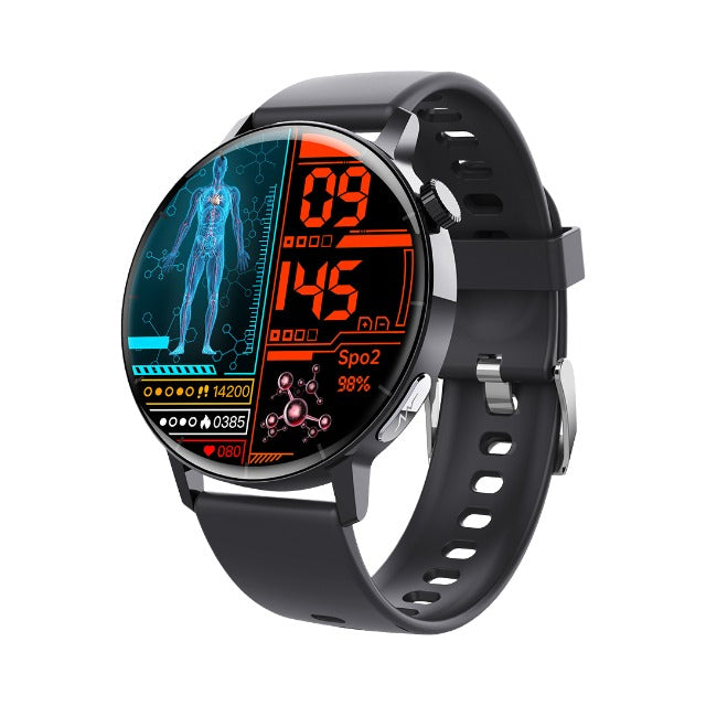 Advanced Health Monitoring Smartwatch — Non-Invasive Blood Glucose, ECG, Blood Pressure & More
