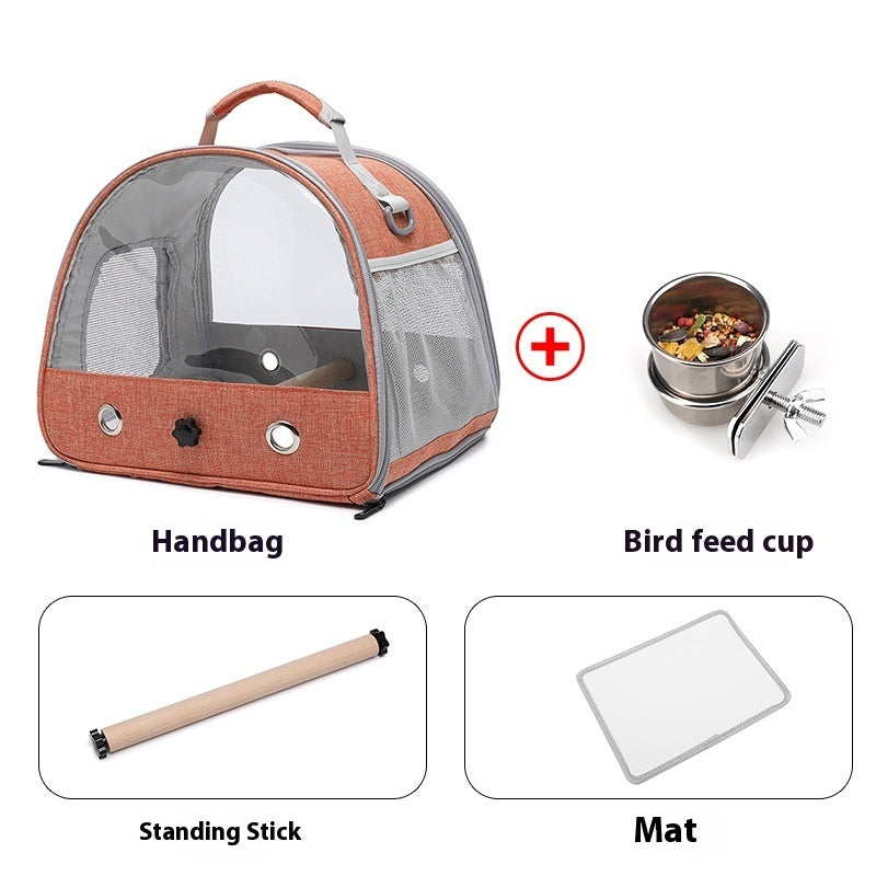 Luxury Portable Foldable Pet Outing Cage – Breathable Travel Carrier for Cats & Dogs