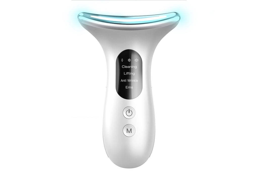 Luxury Neck Lifting & Tightening Beauty Instrument — Infrared, Color Light & Negative Ion Skin Rejuvenation Device