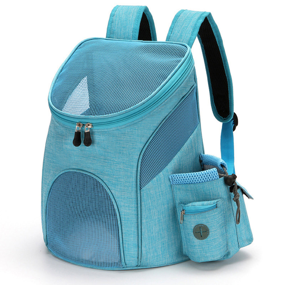 Luxury Foldable Pet Backpack Carrier – Breathable Mesh Travel Bag for Cats & Dogs