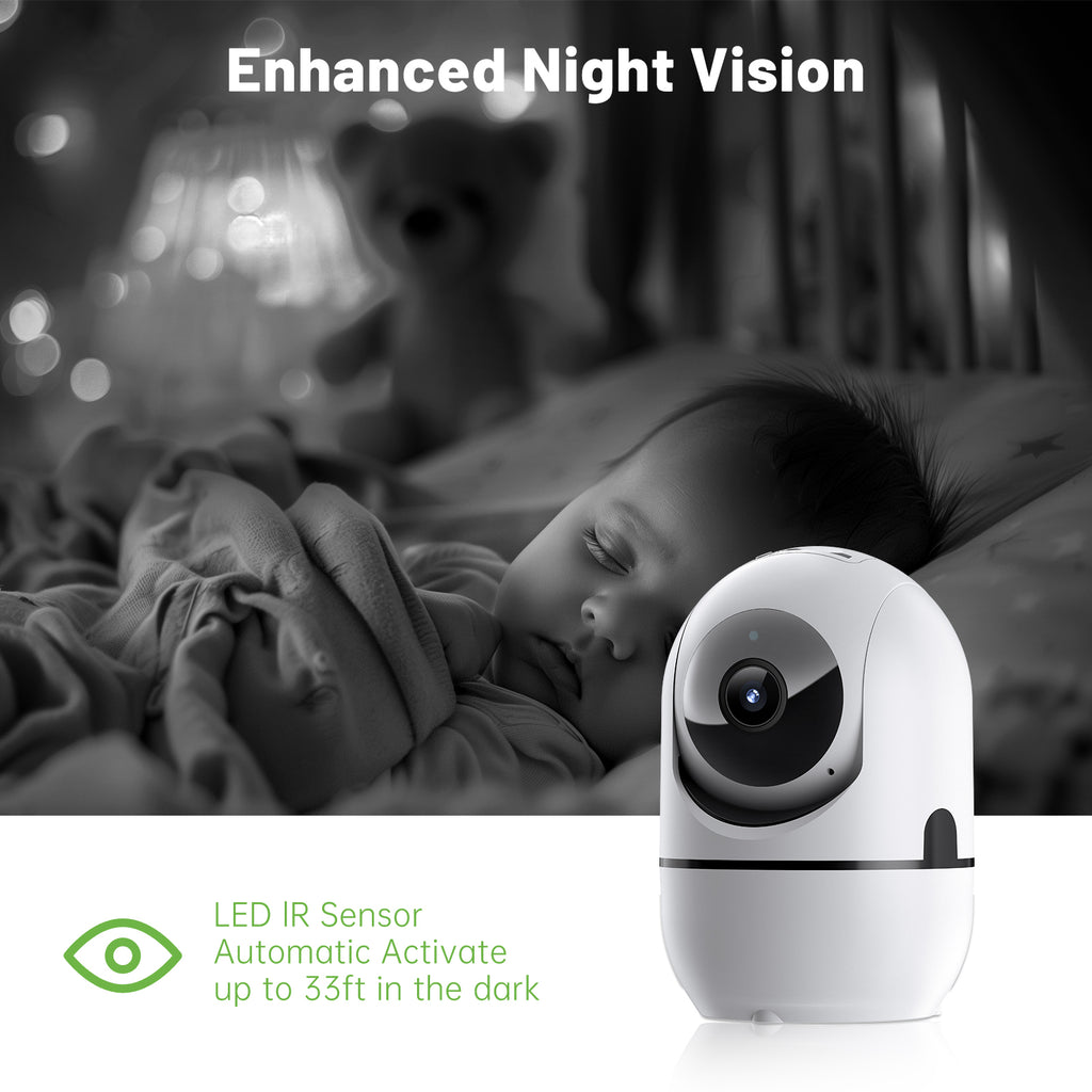 PTZ WiFi Security Camera — AI Tracking, 2-Way Audio, Night Vision & 360° Coverage