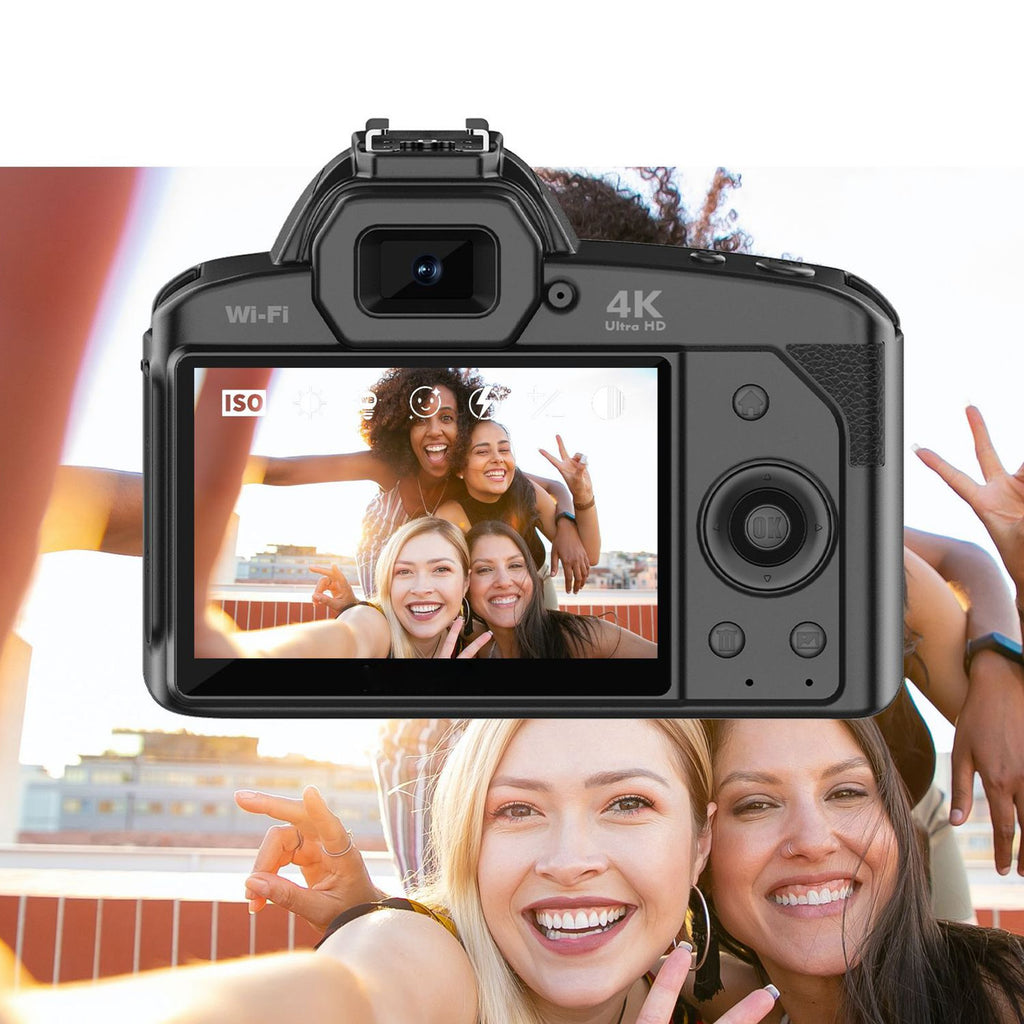 4K 64MP Creator Camera with Night Vision & WiFi | 32GB Card Included