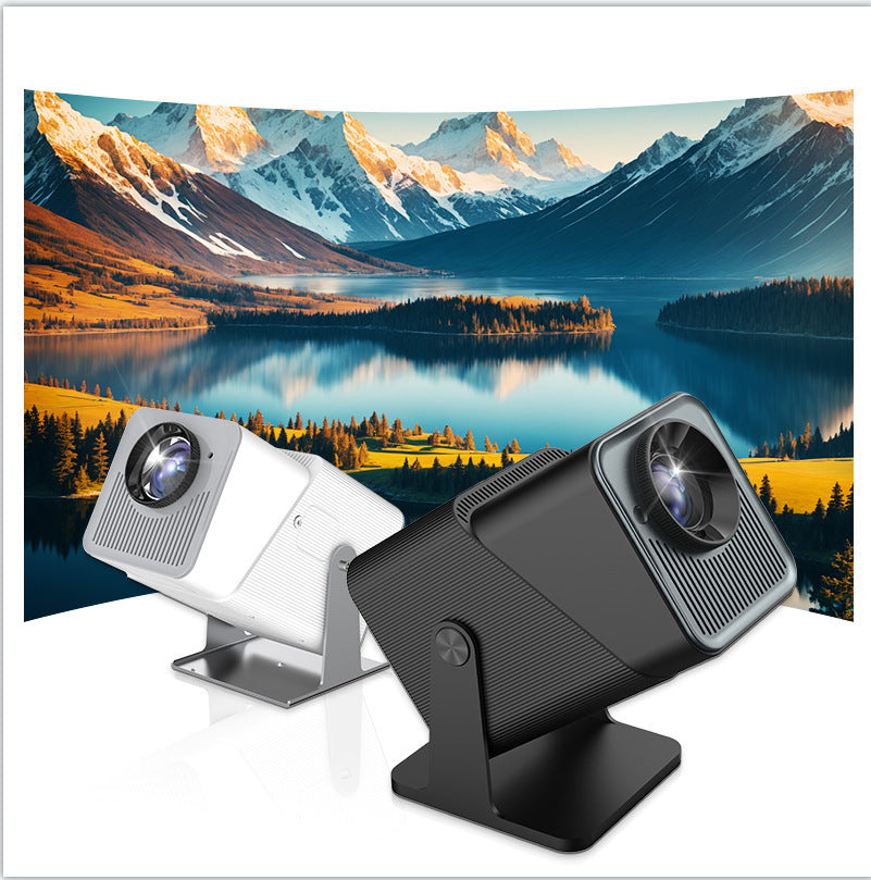 CinemaVision™ PTZ Mini Projector — 720P Smart Home Theater with Pan-Tilt Design