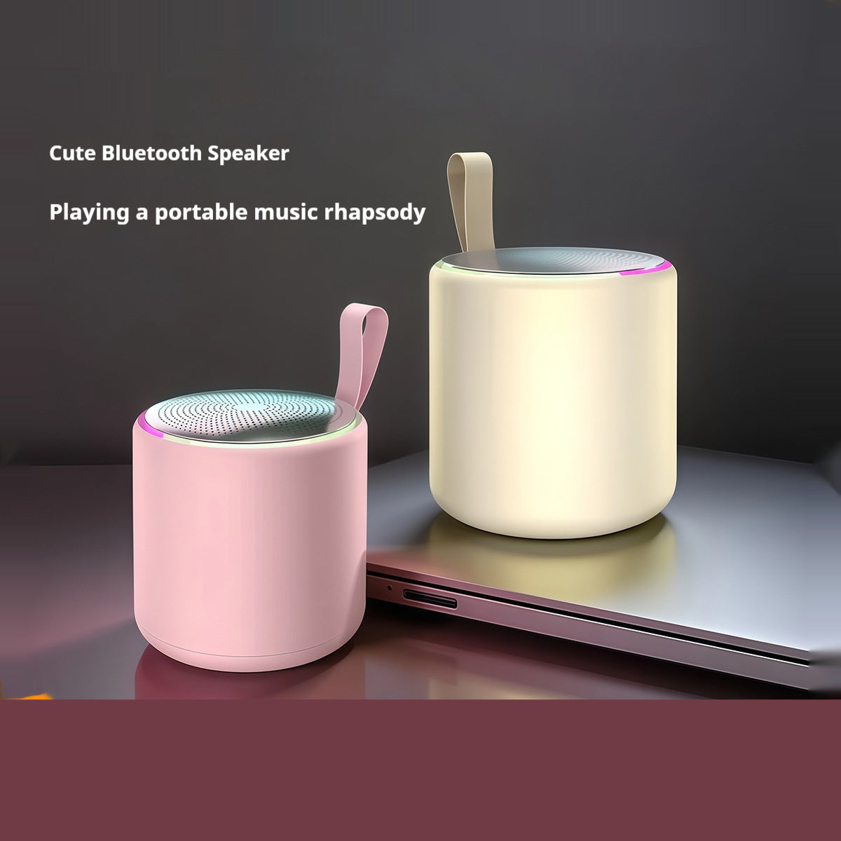VibeDesk™ Aesthetic Mini Bluetooth Speaker — Portable Wireless Sound in 4 Colors