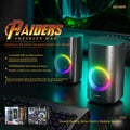 RGB Gaming Desktop Bluetooth Speaker | Dual Stereo Sound, LED Light Show & USB Powered