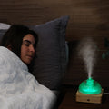 Luxury Solid Wood Glass Aroma Diffuser & Humidifier — Ultrasonic, Aromatherapy, Sleep Aid, Timer