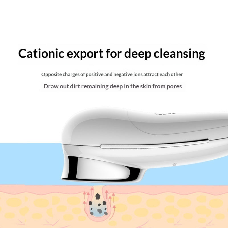 Luxury Facial Beauty Instrument — Sonic Vibration & Negative Ion Skin Rejuvenation Device