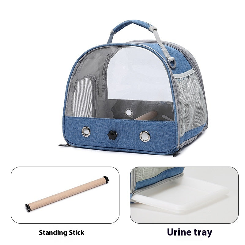 Luxury Portable Foldable Pet Outing Cage – Breathable Travel Carrier for Cats & Dogs