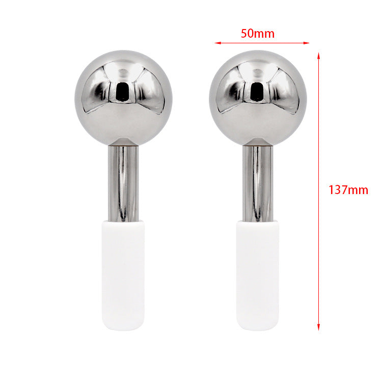 Luxury Ice Facial Massage Roller — Stainless Steel Cryo Stick for Face Lifting, Cooling & Skin Toning