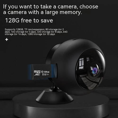 1080P Smart WiFi Surveillance Camera — Indoor Security Cam with Night Vision & Remote Viewing