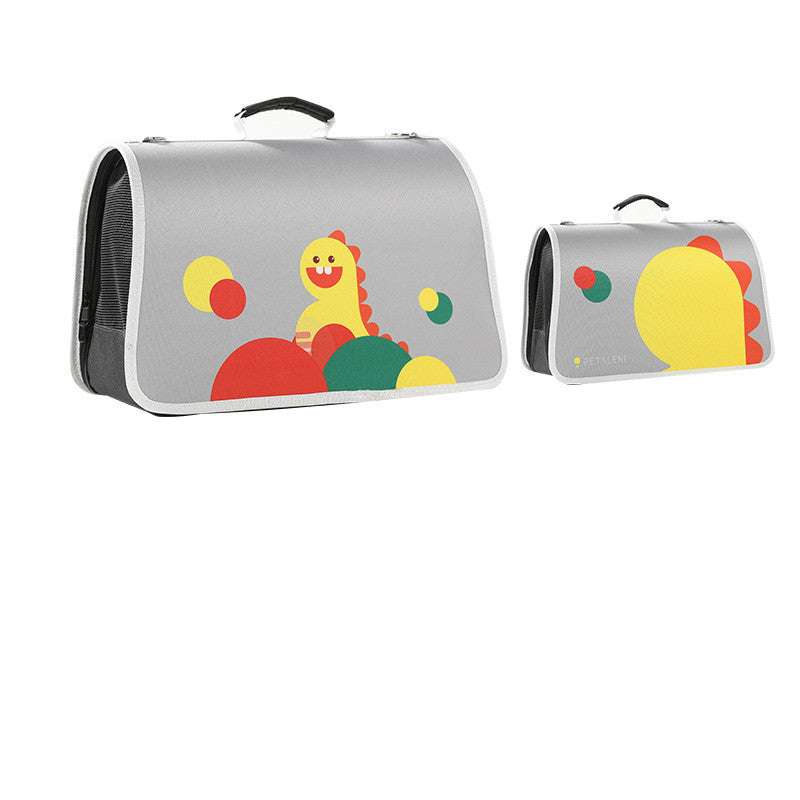 Luxury Pet Carrier Bag – Cute Foldable Cat & Small Dog Shoulder Bag