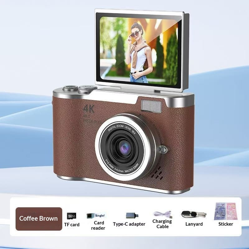 SnapShot™ 4K Digital Camera — HD Selfie & Vlog Cam in 7 Colors with 32G Memory Card