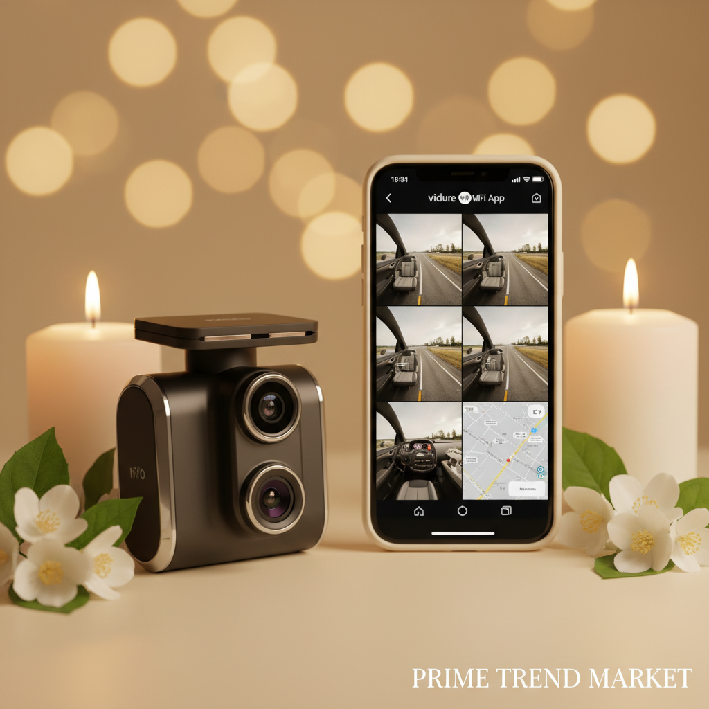 2K 3-CH Dash Cam - WiFi App viidure