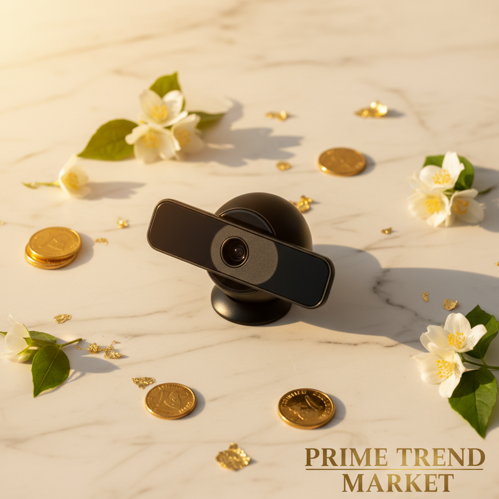 2K Webcam — Ivory Marble Flat Lay