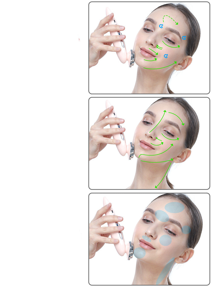Luxury Pore Cleansing Facial Massager — Multi-Light Therapy, Pore Vacuum & Skin Rejuvenation Beauty Device