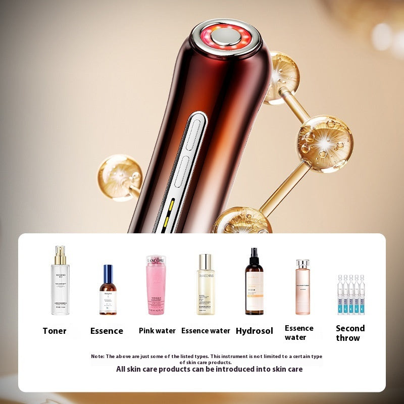 EMS Microcurrent Facial Lifting & Toning Wand | LED Skin Rejuvenation Beauty Device