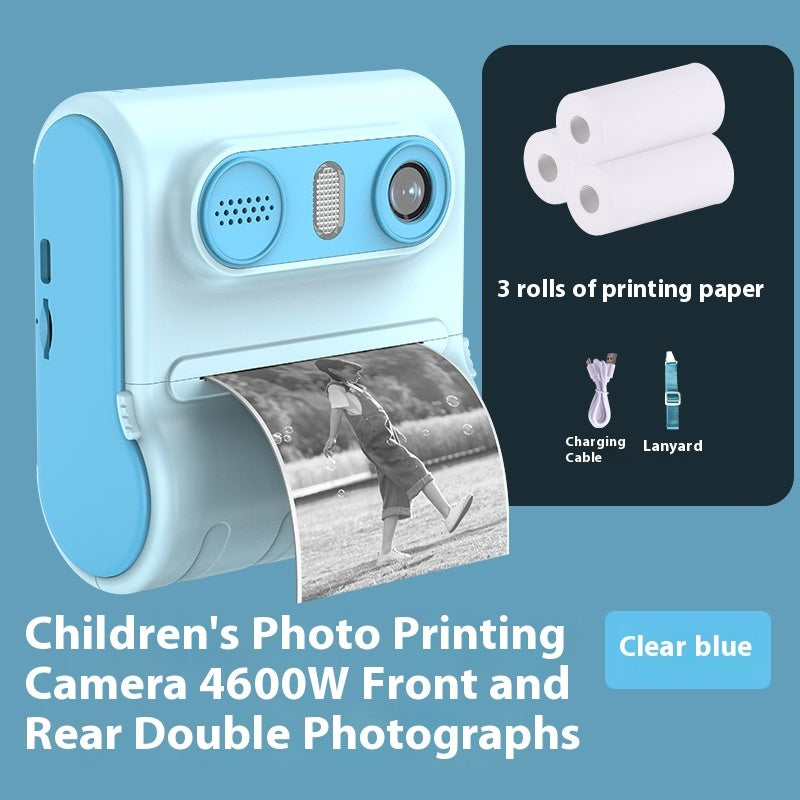 PrintSnap™ Kids Instant Thermal Printing Camera — HD Dual Lens Polaroid-Style Camera for Children
