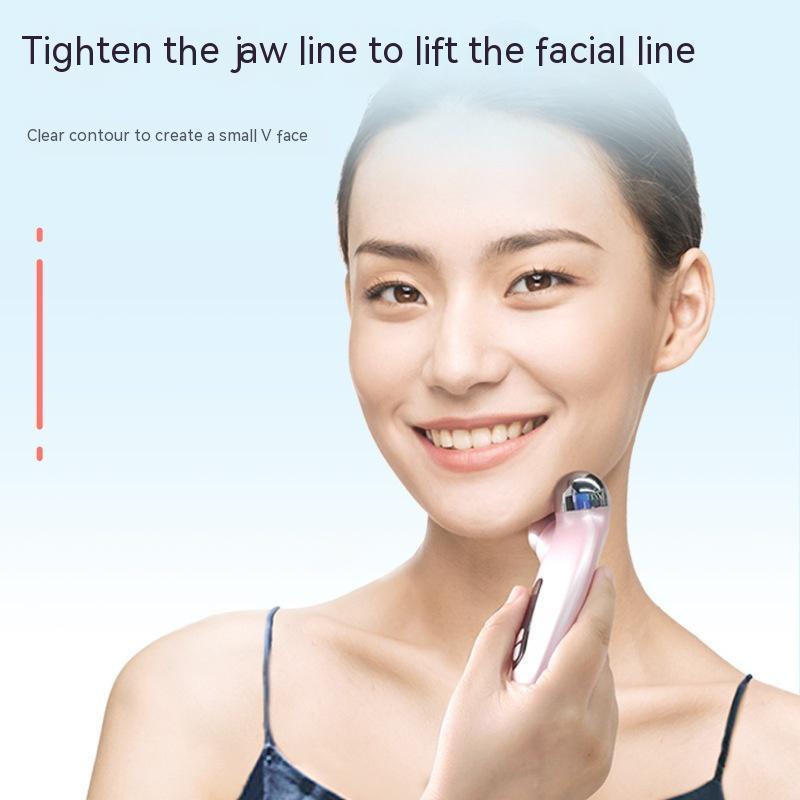 3D Roller EMS Face Lifting & Slimming Device | Microcurrent Vibration Facial Massager