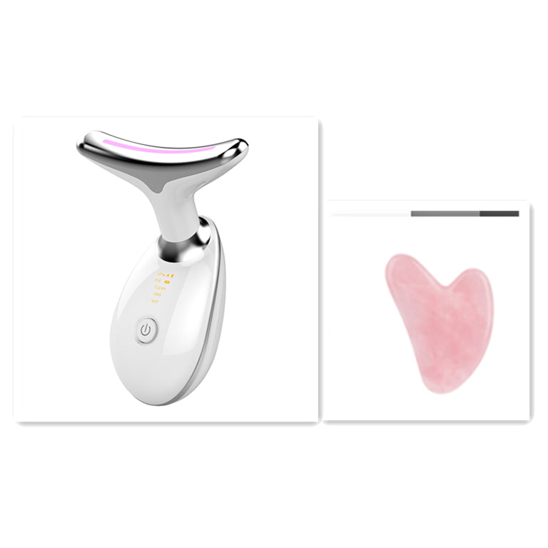 Luxury EMS Thermal Neck Lifting & Tightening Massager — Microcurrent Skin Renewal & 3-Color LED Photon Therapy