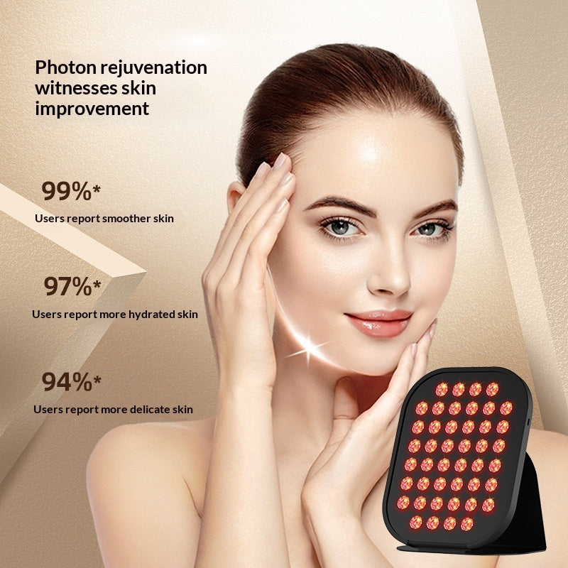 Large-Panel Red & Blue LED Light Therapy Device — Professional Acne & Skin Rejuvenation Treatment