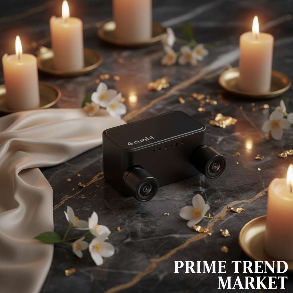 360° 4-Channel Premium Dash Cam - Hero Marble Shot (Fresh)