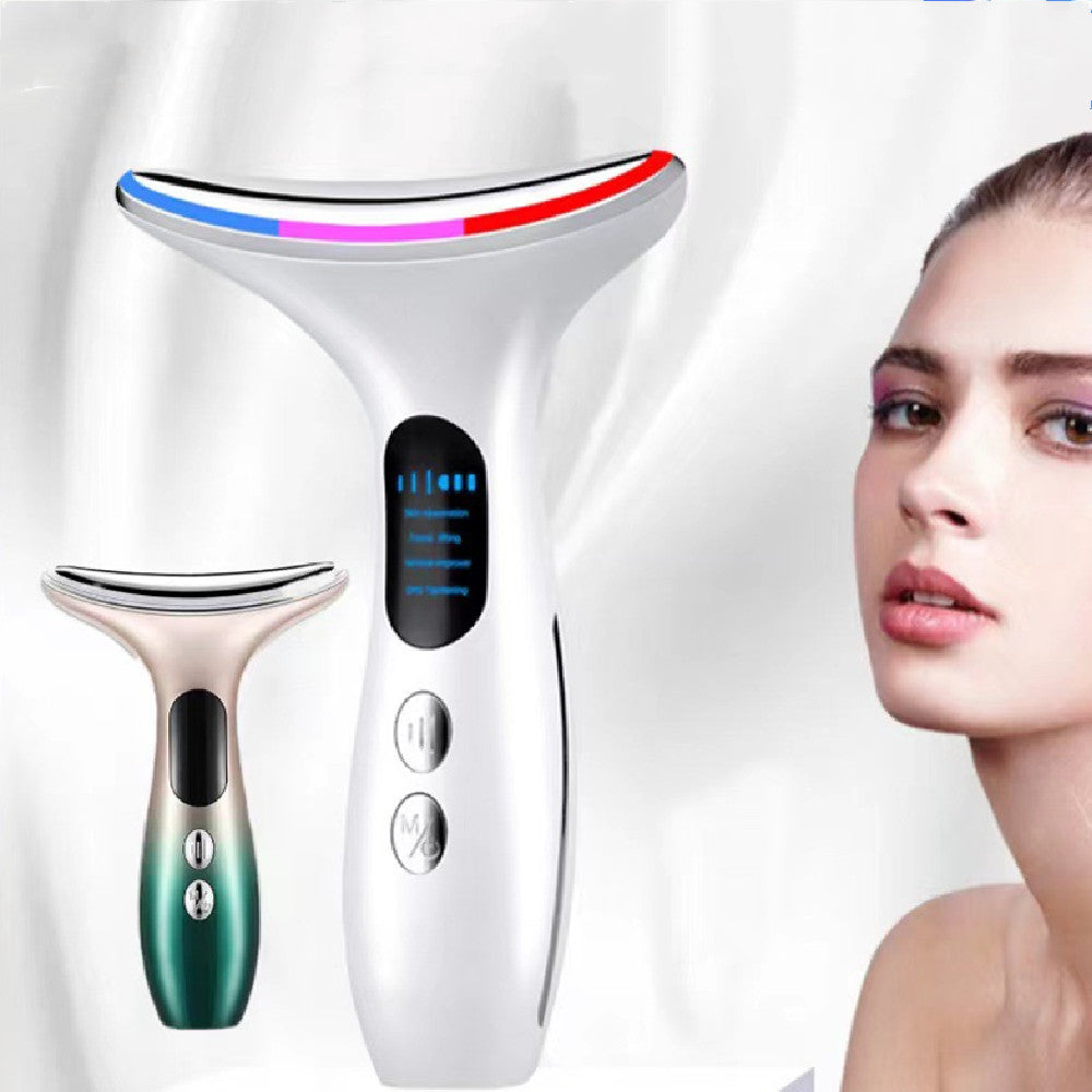 3-in-1 Face & Neck Lifting Kit | LED Ion Therapy Skin Tightening Beauty Wand Set
