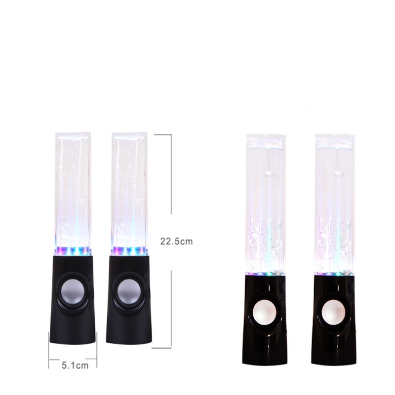 Dancing Water LED Speaker — Color-Synced Fountain Lights & 3D Surround Sound