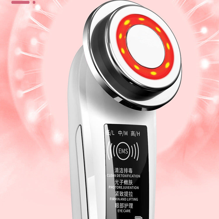 Luxury Pore Cleansing Facial Massager — Multi-Light Therapy, Pore Vacuum & Skin Rejuvenation Beauty Device
