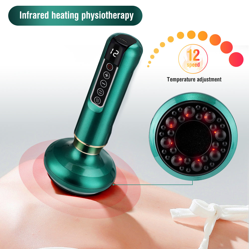 Electric Vacuum Cupping Massager | Body Contouring Sculpting & Gua Sha Wellness Device