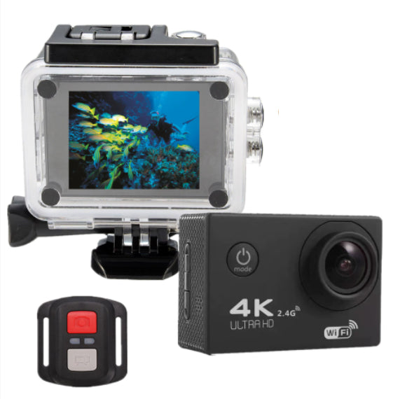 Mini Smart HD Outdoor Waterproof Action Camera | 4K | Diving | Sports | Helmet Cam