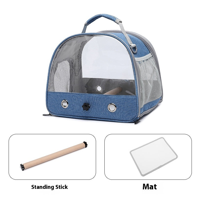 Luxury Portable Foldable Pet Outing Cage – Breathable Travel Carrier for Cats & Dogs