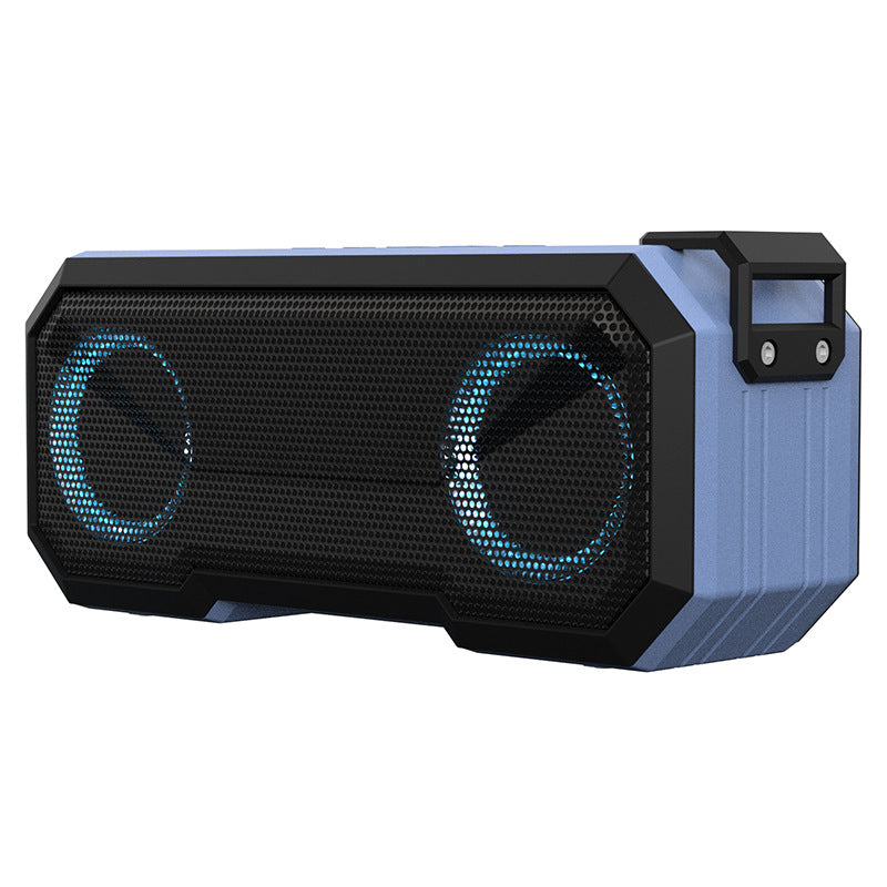 Waterproof Luminous Outdoor Bluetooth Speaker — 16W Dual, LED Light Show & 3000mAh Power Bank