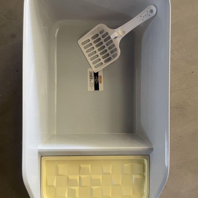 Premium Small Square Cat Litter Box — Modern Minimalist Design, Easy Clean, Fast Shipping