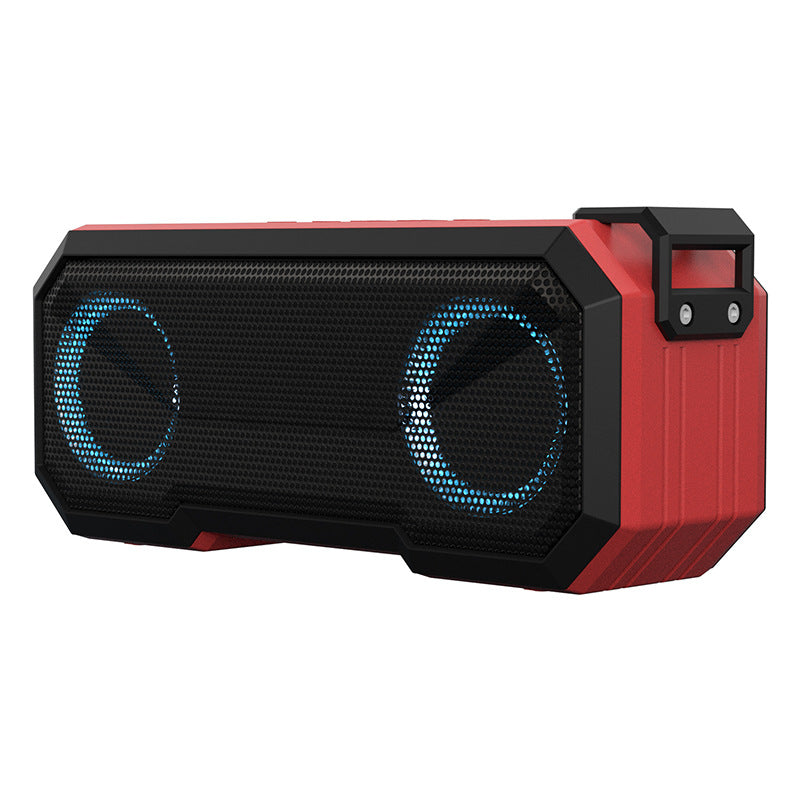 Waterproof Luminous Outdoor Bluetooth Speaker — 16W Dual, LED Light Show & 3000mAh Power Bank