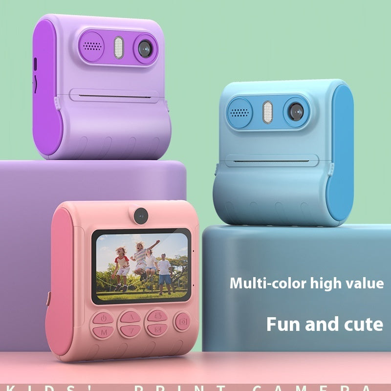 PrintSnap™ Kids Instant Thermal Printing Camera — HD Dual Lens Polaroid-Style Camera for Children