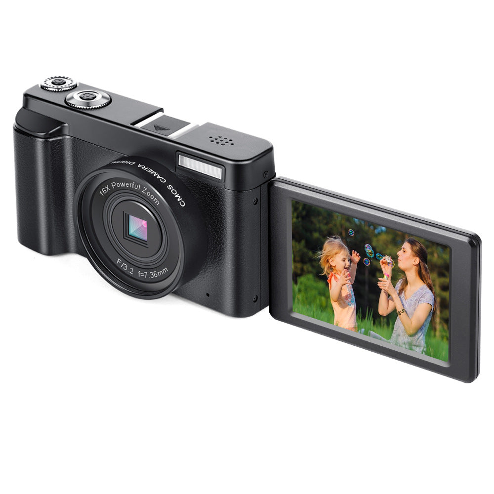 HD WiFi Flip Screen Vlogging Camera — 1080P 24MP SLR Style