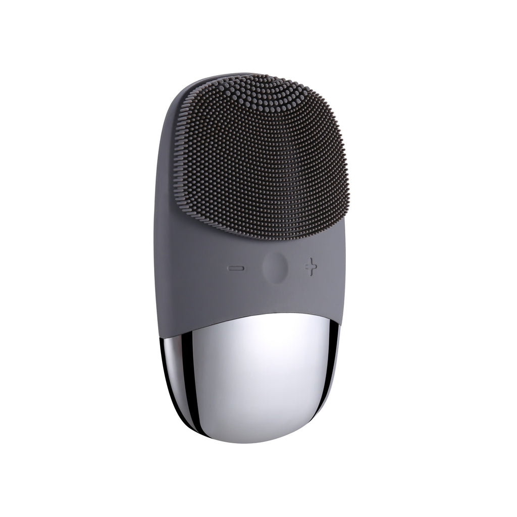 Luxury Mini Silicone Electric Face Cleansing Brush — Sonic Vibration Deep Pore Cleanser