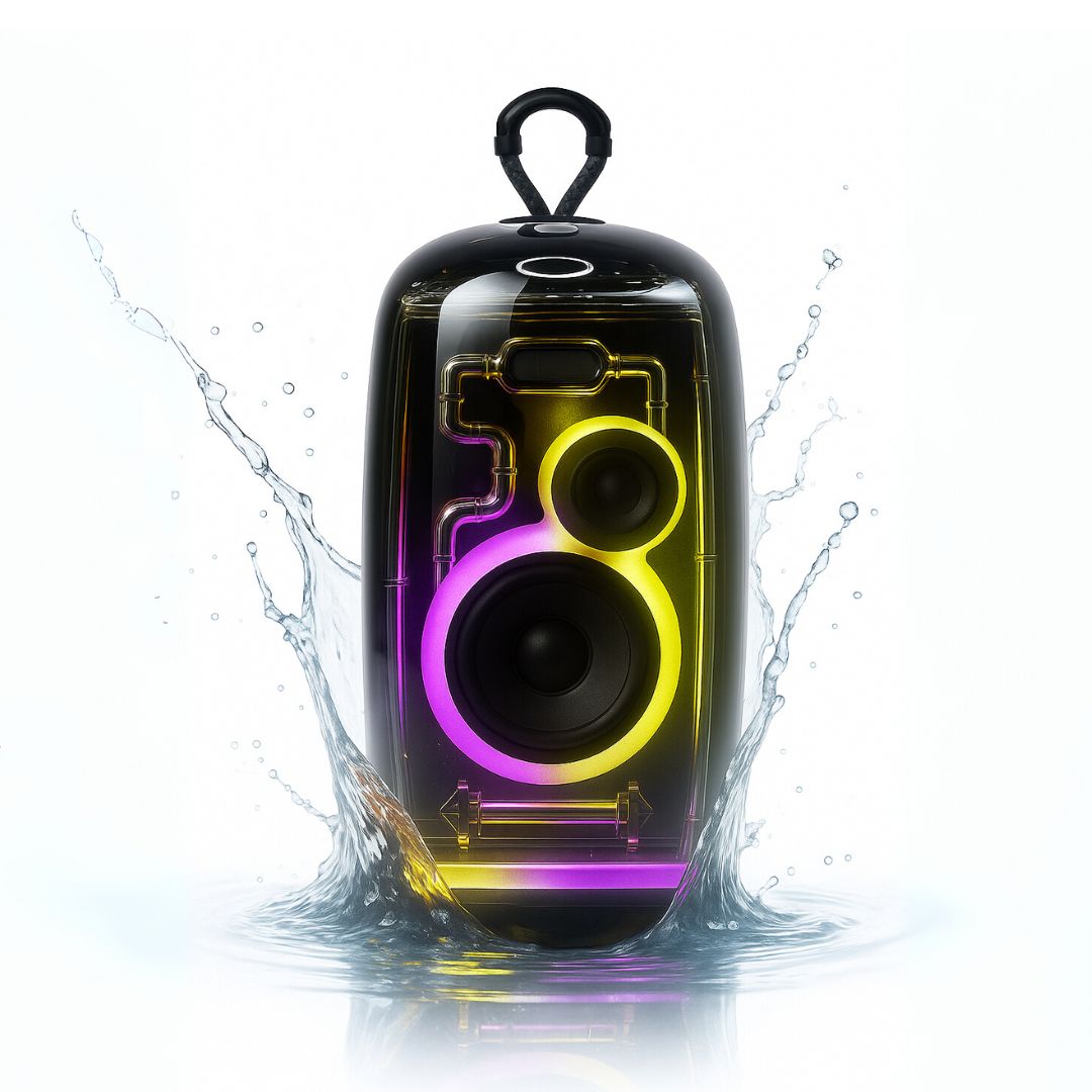 Nixie Tube Bluetooth Speaker — Vintage Vacuum Display, Deep Bass & Wireless Audio