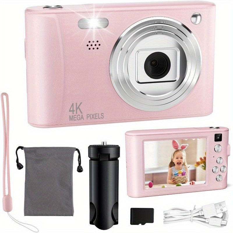Kids Digital Camera Birthday Gift Set | 48MP 1080P + 32GB SD Card