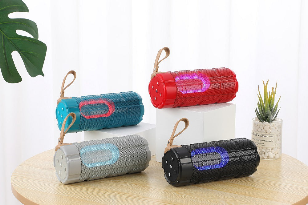 LED Wireless Bluetooth Speaker — RGB Glow, 10W Bass, 6Hr Battery & FM Radio
