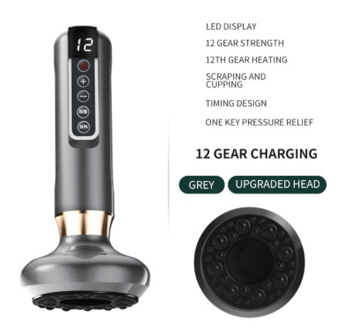 Electric Vacuum Cupping Massager | Body Contouring Sculpting & Gua Sha Wellness Device