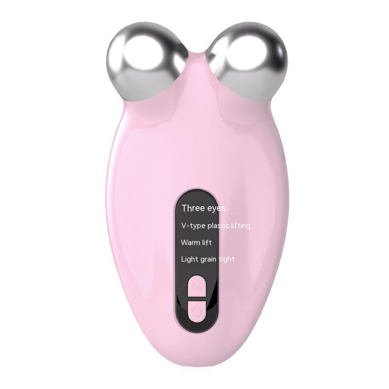 3D Roller EMS Face Lifting & Slimming Device | Microcurrent Vibration Facial Massager